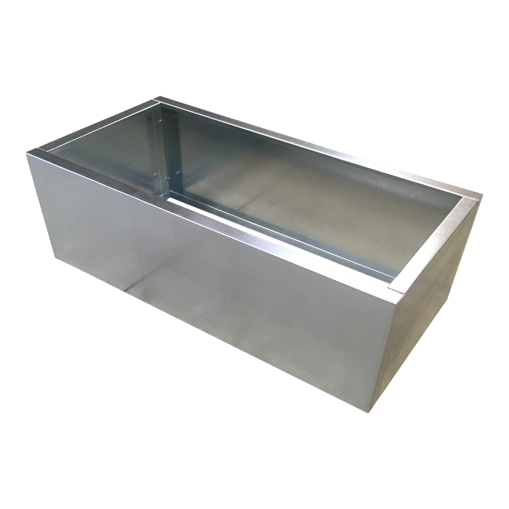 Højbed i galvaniseret stål | B120 H25 | L120 cm