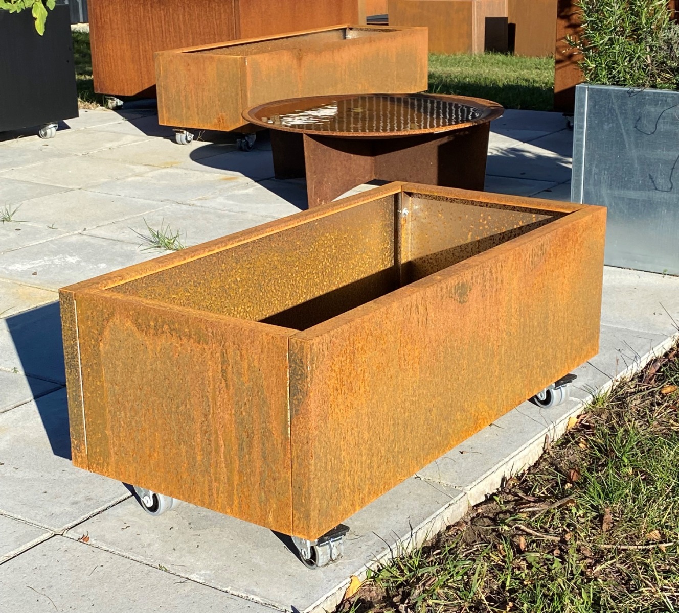 Plantekasse i jern | 80 x 40 x 25