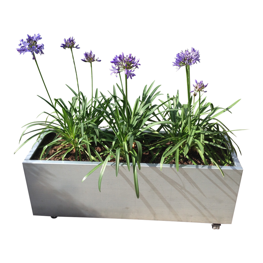 Plantekasse galvaniseret 120 x 40 x 40